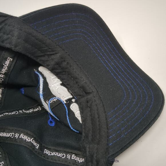 Surf Ct Everything Is Connected Slideback Baseball Cap Black One Size Adjustable - Picture 8 of 9